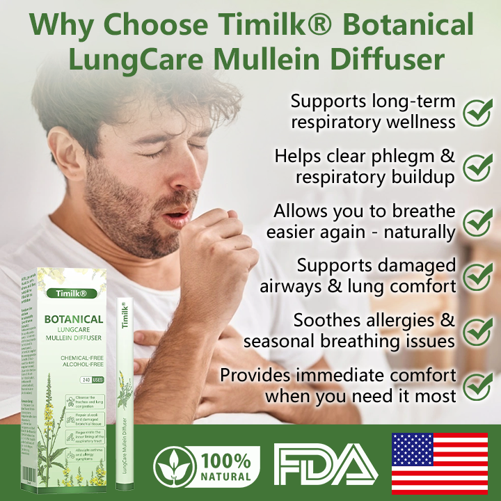 Timilk® Botanical LungCare Mullein Diffuser👍