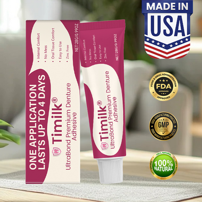 Timilk® UltraBond Premium Denture Adhesive 🔥.