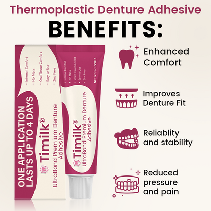 Timilk® UltraBond Premium Denture Adhesive 🔥.