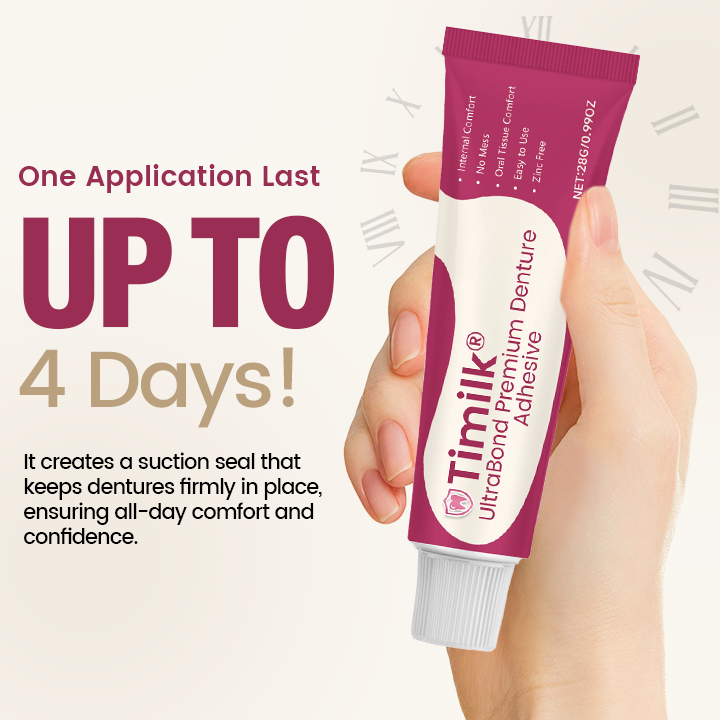 Timilk® UltraBond Premium Denture Adhesive 🔥.